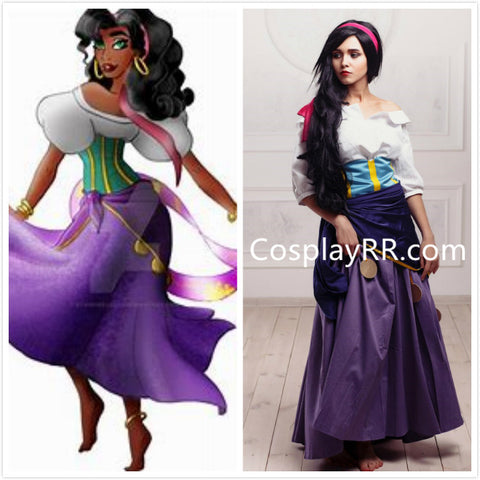Esmeralda costume plus size gypsy dress