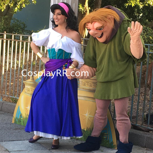 Esmeralda dress cosplay costume for sale