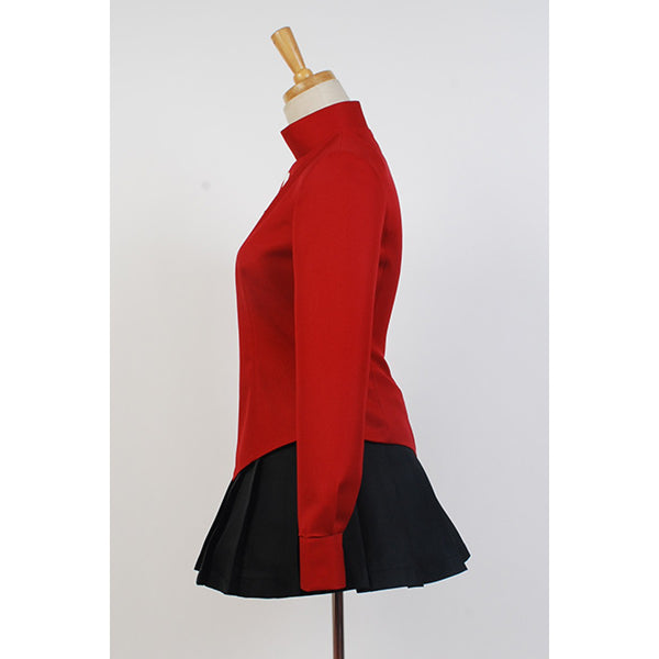 Fate Stay Night Cosplay Rin Tohsaka Costume Coat Skirt Outfit
