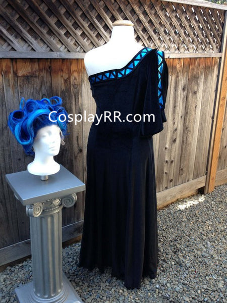 Hades Female Costume for Women Adult God of Underworld