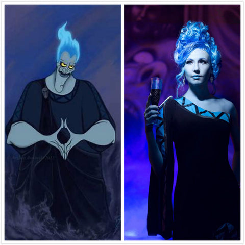 Female Hades costume God of Underworld