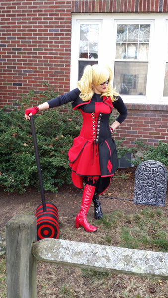 Female Harlequin Costume Harley Quinn Halloween Costume