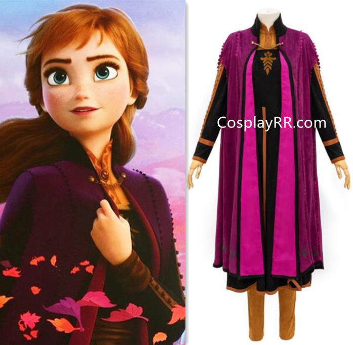 New Anna Frozen 2 Costume, Frozen 2 Anna Outfit any/plus size