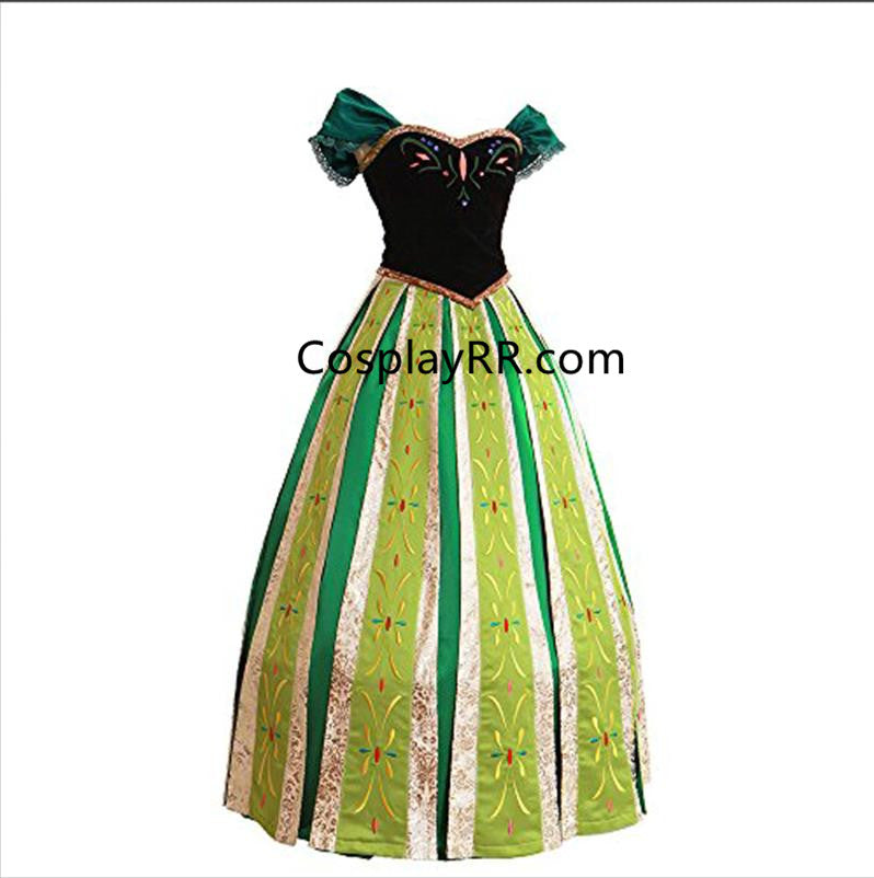 Frozen Anna coronation dress adults costume sale plus size Cosplayrr Frozen Anna coronation dress adults costume sale plus size Cosplayrr