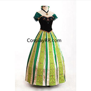 Frozen Anna coronation dress adults costume sale plus size