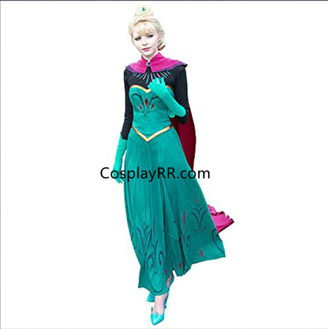 Frozen Elsa coronation dress adults costume for sale