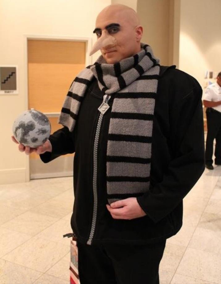 Gru costume for adults despicable me cosplay costume