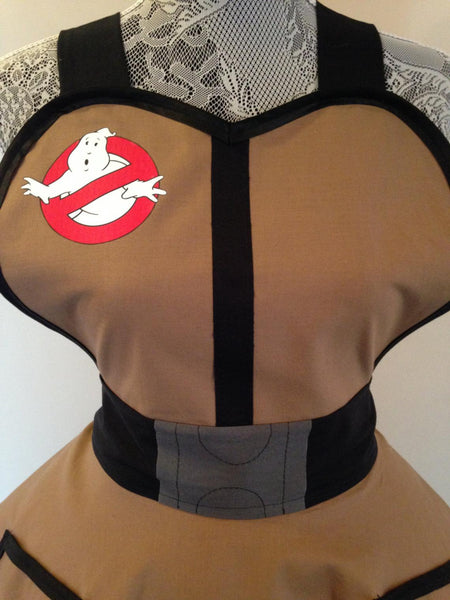 Inspired by Ghost Busters Cosplay Apron Retro Apron Costume