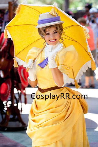 Belle golden dress costume for adult Cosplayrr Belle golden dress costume for adult Cosplayrr