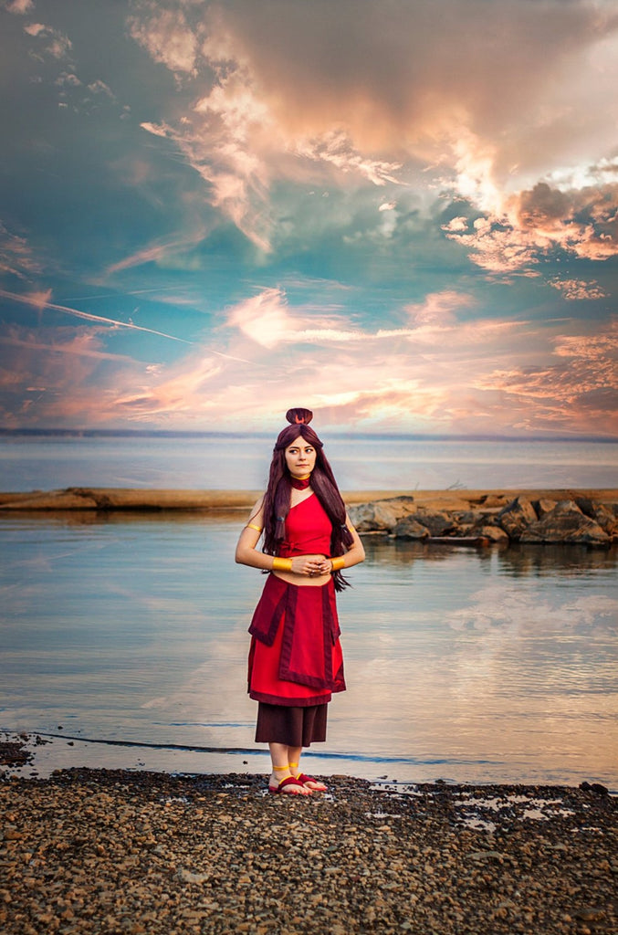 Katara Avatar: The Last Airbender Fire Nation Costume Cartoon – Cosplayrr
