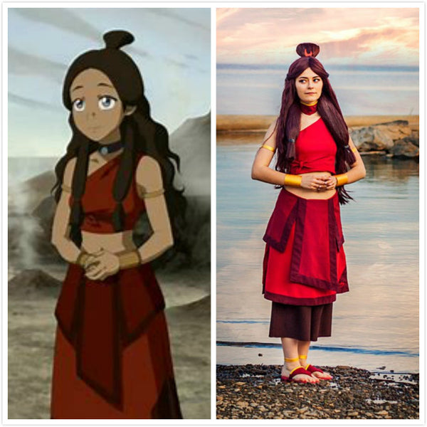 Katara Avatar: The Last Airbender Fire Nation Costume Cartoon