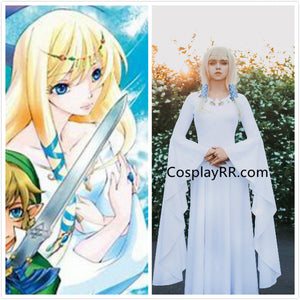 Legend of Zelda Goddess Hylia costume cosplay Hylia dress