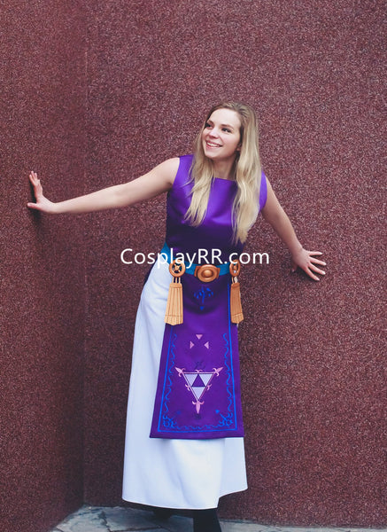 Legend of Zelda Princess Hilda tunic apron costume plus size
