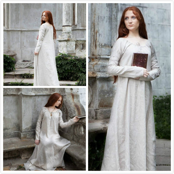 Linen Chemise Sansa Costume Medieval Renaissance Dress