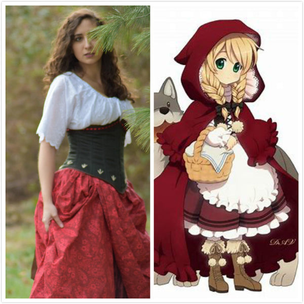Little Red Ridding Hood Costume Once Upon A Time Cosplay