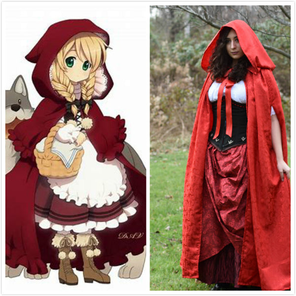 Little Red Ridding Hood Costume with Cloak