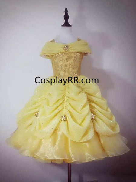 Luxury Beauty and Beast Belle dress for girl and toddler