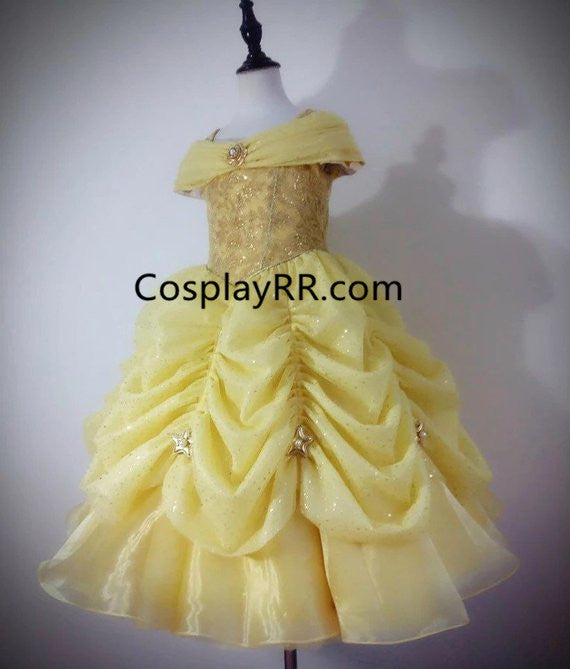 Luxury Beauty and Beast Belle dress for girl and toddler Cosplayrr Luxury Beauty and Beast Belle dress for girl and toddler Cosplayrr