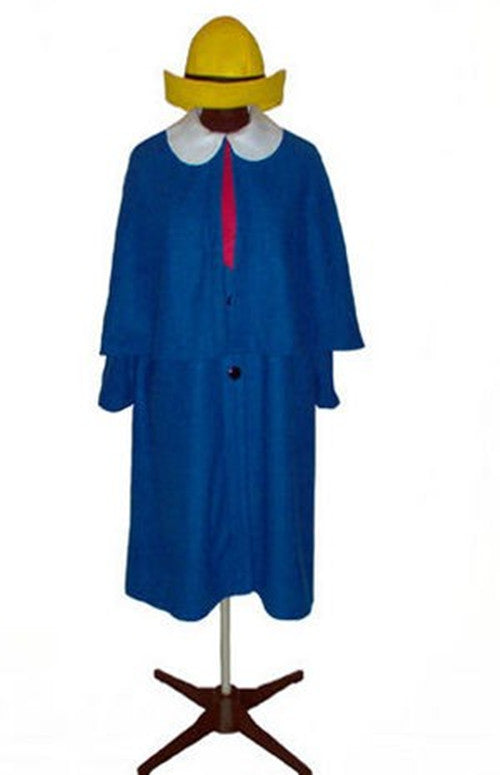 Madeline costume UK US with yellow madeline hat for adult