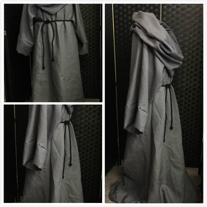 Maester robe Game of Thrones Grey Linen cosplay costume