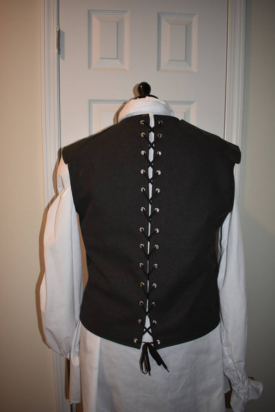 Men's 18th Century Scottish Historical Suit Vest Hamilton Costume