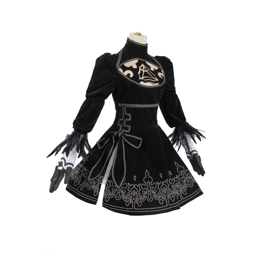 NieR:Automata 2B costume Black Dress Outfits – Cosplayrr