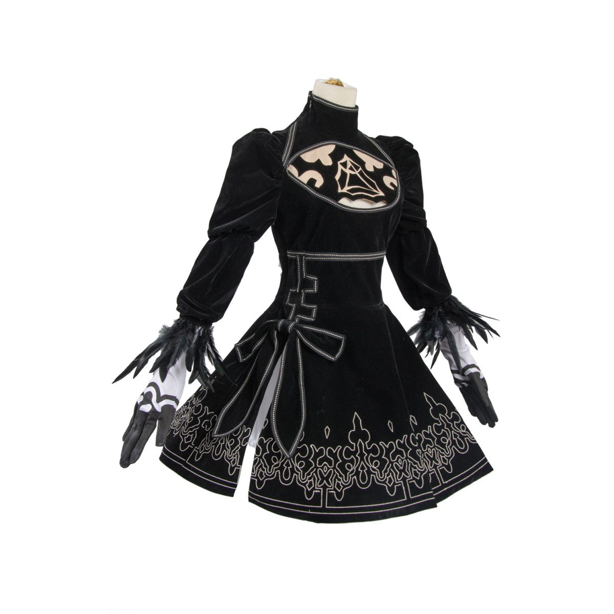 NieR:Automata 2B costume Black Dress Outfits