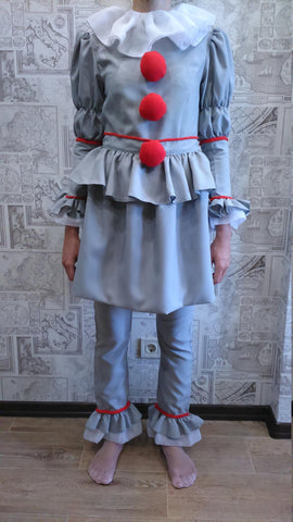 Pennywise Costume Pennywise Clown Cosplay Helloween Costume
