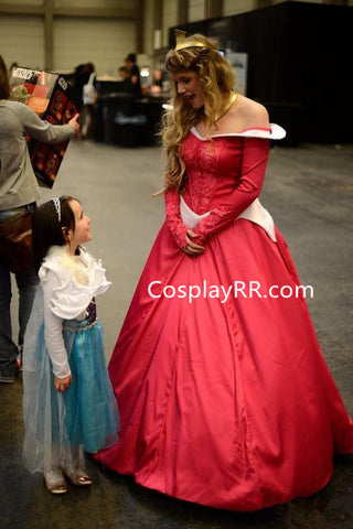 Princess Aurora Pink Dress Aurora Costume for Adult Plus Size