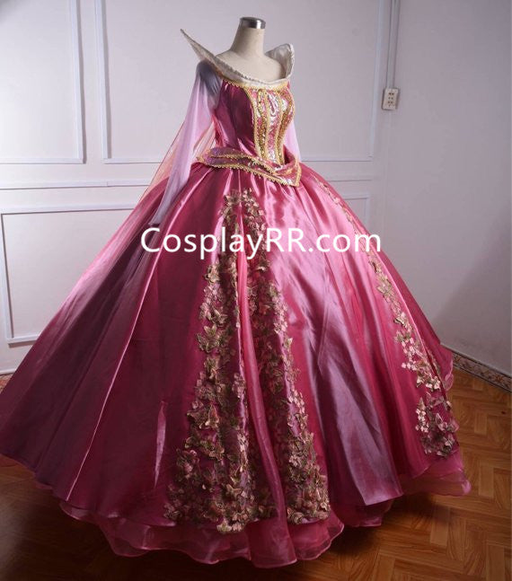 Pink Aurora Dress Princess Aurora Costume for Adults