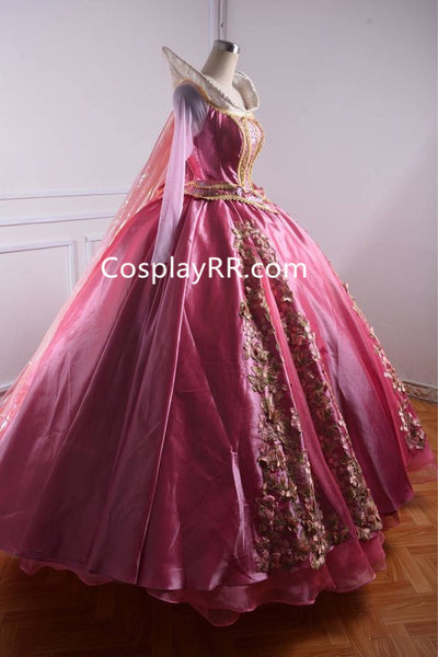 Pink Aurora Dress Princess Aurora Costume for Adults