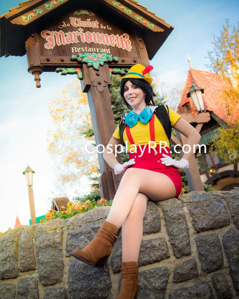 Pinocchio costume cosplay outfit for boy adult
