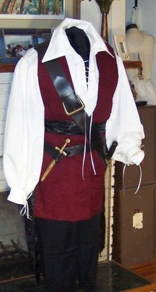 Pirate Costume Renaissance Buccaneer Mate ostume