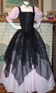 Pirate Gown Renaissance Costume Womens Wench Costume
