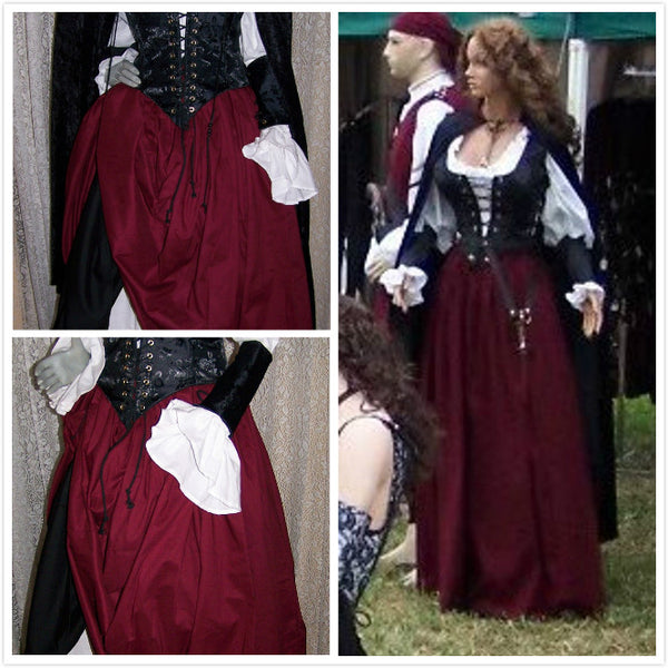 Piratess Renaissance Pirate Costume Dress