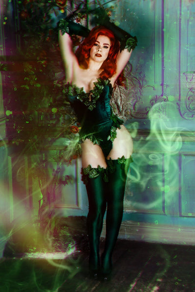 Poison Ivy Costume Poison Ivy Outfit for Adults Women Dr. Pamela Lillian Isley