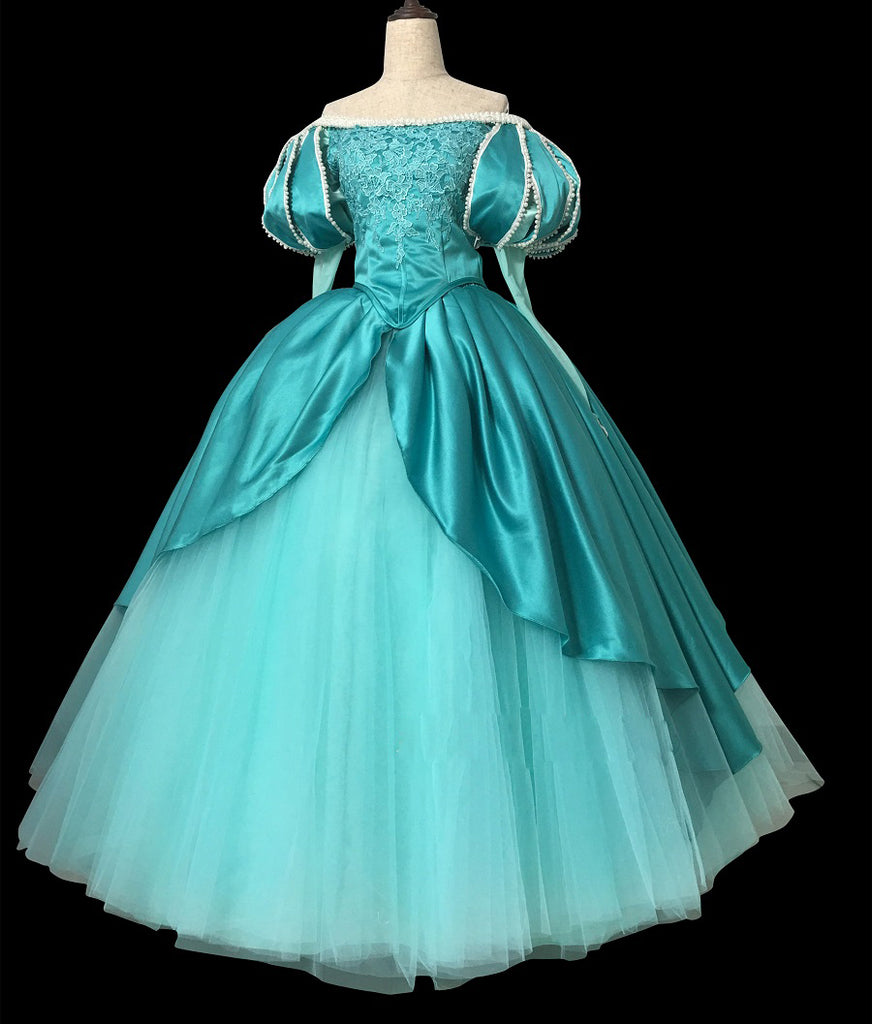 Princess Ariel Dress Green Ariel Princess Costume from Little Mermaid Cosplayrr Princess Ariel Dress Green Ariel Princess Costume from Little Mermaid Cosplayrr
