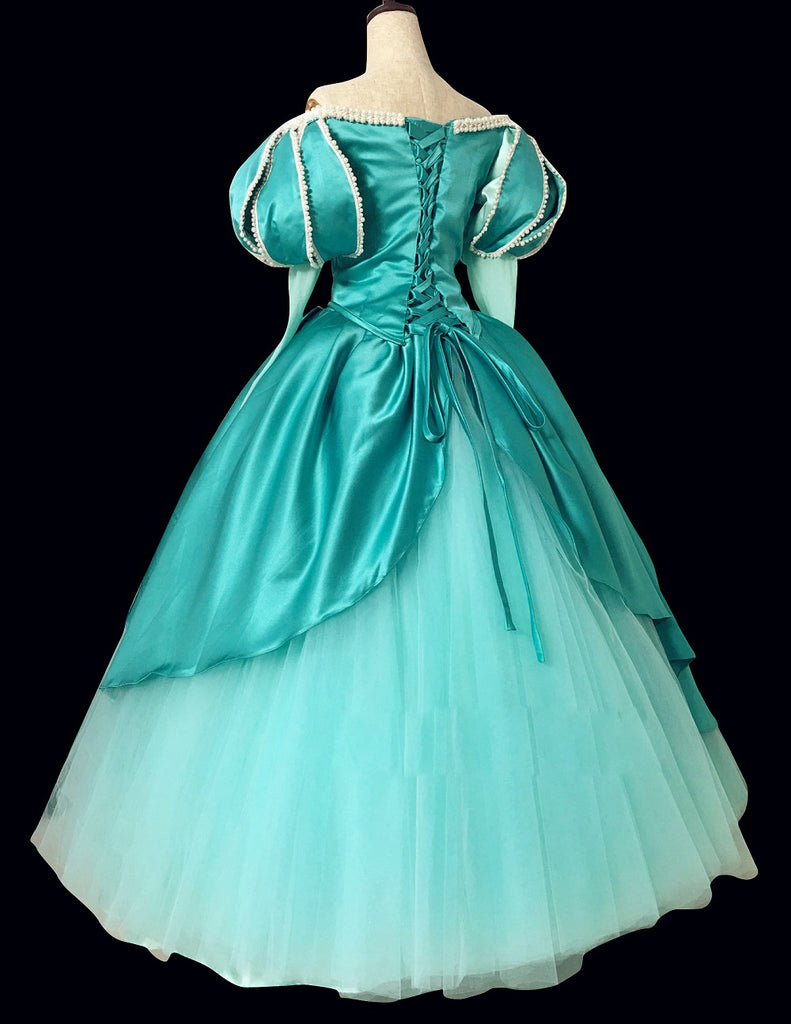 Princess Ariel Dress Green Ariel Princess Costume from Little Mermaid Cosplayrr Princess Ariel Dress Green Ariel Princess Costume from Little Mermaid Cosplayrr