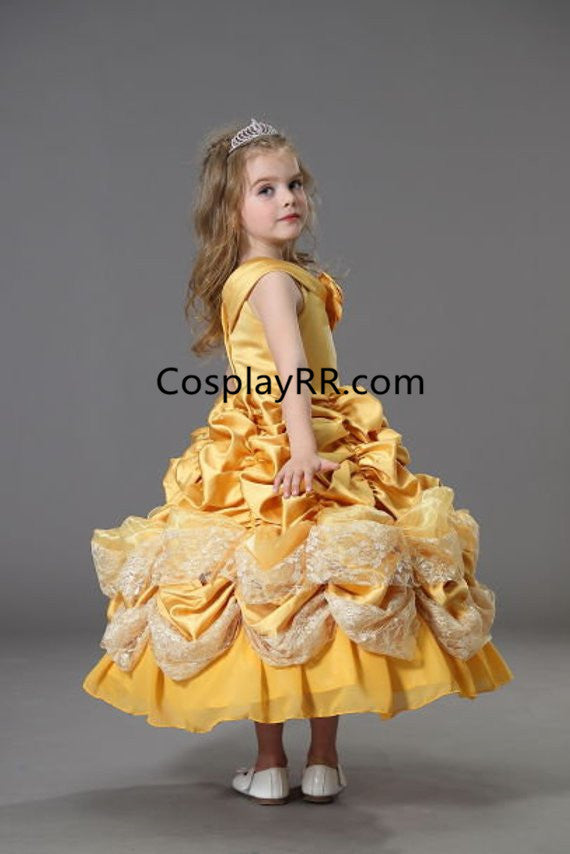 Princess Belle dress for girls kids – Cosplayrr