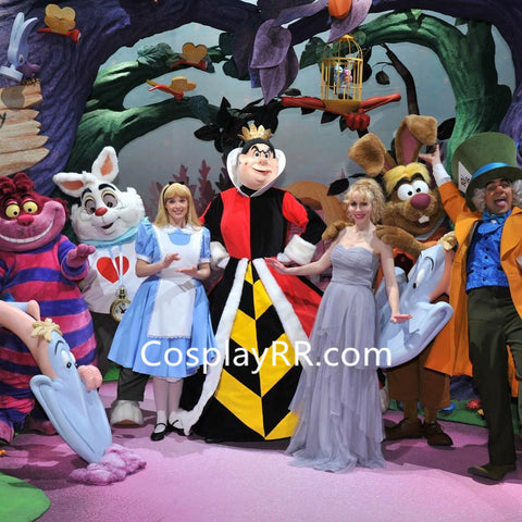 Queen of Hearts Costume Outfit Plus Size Alice in wonderland