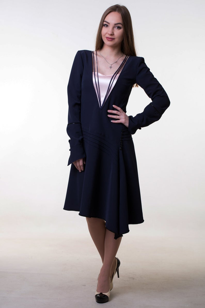 Queenie Goldstein Costume Black Queenie Goldstein Dress with Scarf –  Cosplayrr