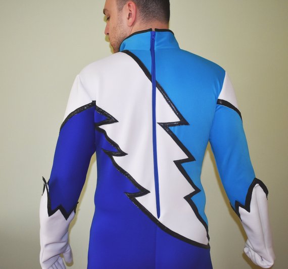 Quicksilver Cosplay Costume Bodysuit for men women plus size