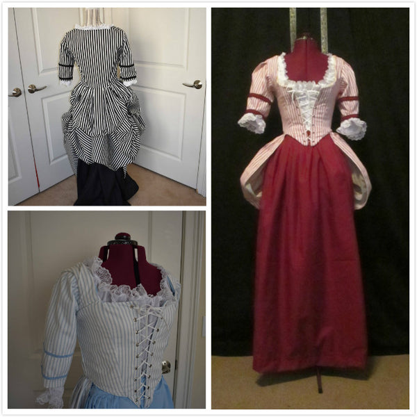 Revolutionary War Dress Poldark Colonial Dress Georgian Dress