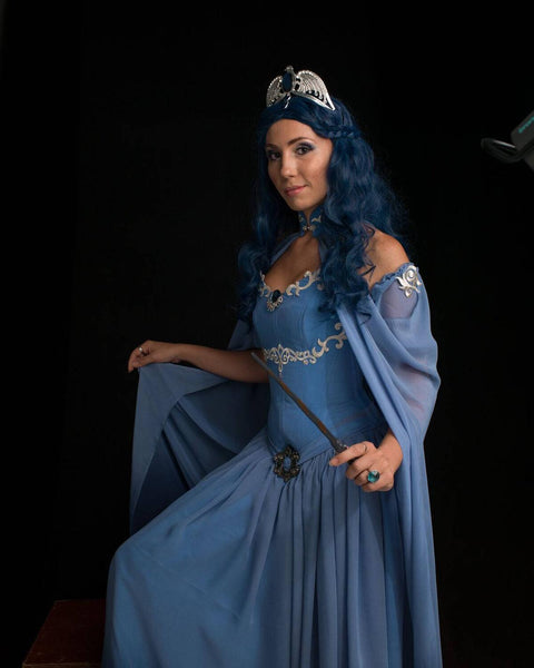 Rowena Ravenclaw witch dress cosplay costume