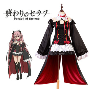 Seraph of the End Vampires Cosplay Krul Tepes  Costume Uniform