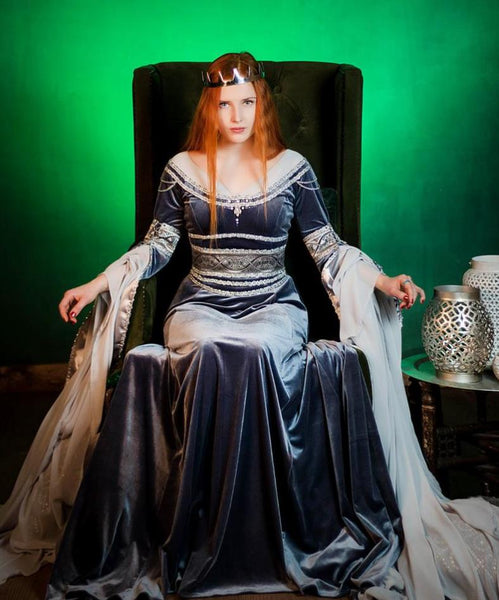 Galadriel Costume Adult Lady Galadriel Elven dress Cosplay for Women