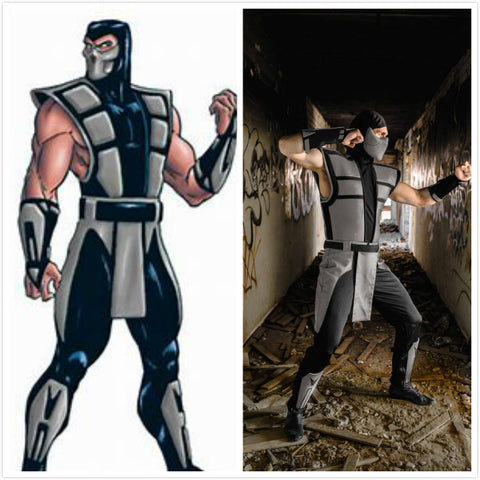 Smoke costume cosplay from the Ultimate Mortal Kombat