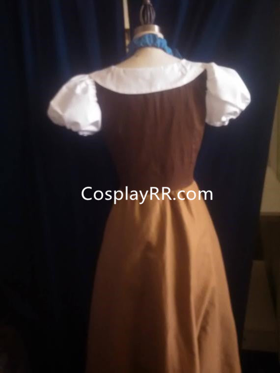 amber brown leopard print midi dress Snow White main image 0