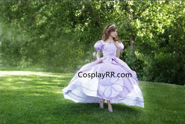 Princess Sofia the First Dress Ball Gown with Pearls