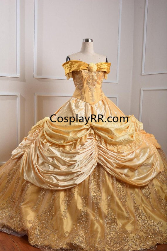 Belle Sparkly Dress, Princess Belle Costume Adult Plus Size